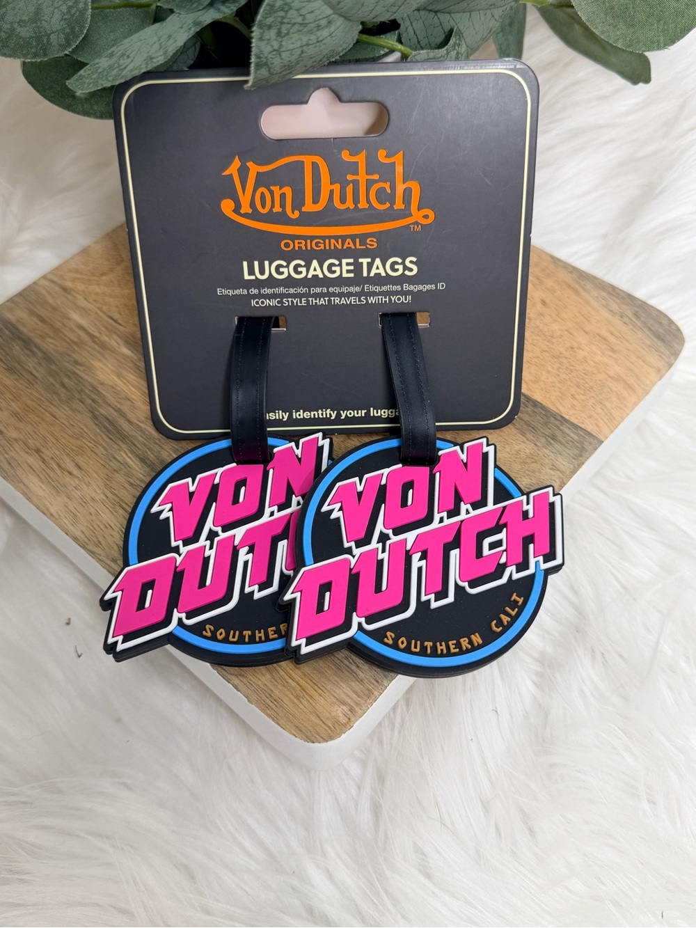 Von Dutch Logo Luggage Tags